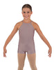 Solid Lycra Halter Binding Biketard