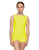 Solid Lycra Boatneck Tank Biketard