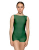 Solid Lycra Boatneck Tank Biketard