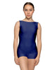 Solid Lycra Boatneck Tank Biketard