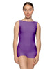Solid Lycra Boatneck Tank Biketard