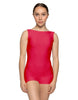 Solid Lycra Boatneck Tank Biketard