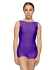 Solid Lycra Boatneck Tank Biketard