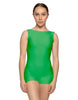 Solid Lycra Boatneck Tank Biketard