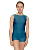 Solid Lycra Boatneck Tank Biketard