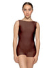 Solid Lycra Boatneck Tank Biketard