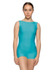 Solid Lycra Boatneck Tank Biketard