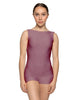 Solid Lycra Boatneck Tank Biketard