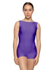 Solid Lycra Boatneck Tank Biketard