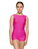Solid Lycra Boatneck Tank Biketard