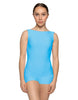 Solid Lycra Boatneck Tank Biketard