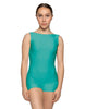 Solid Lycra Boatneck Tank Biketard