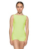 Solid Lycra Boatneck Tank Biketard
