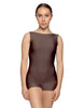 Solid Lycra Boatneck Tank Biketard