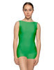 Solid Lycra Boatneck Tank Biketard