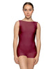 Solid Lycra Boatneck Tank Biketard