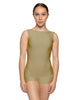 Solid Lycra Boatneck Tank Biketard