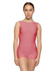 Solid Lycra Boatneck Tank Biketard