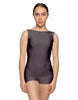 Solid Lycra Boatneck Tank Biketard