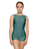 Solid Lycra Boatneck Tank Biketard