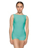Solid Lycra Boatneck Tank Biketard