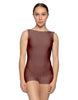 Solid Lycra Boatneck Tank Biketard