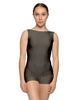 Solid Lycra Boatneck Tank Biketard
