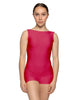 Solid Lycra Boatneck Tank Biketard