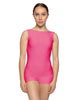 Solid Lycra Boatneck Tank Biketard