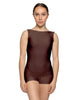 Solid Lycra Boatneck Tank Biketard