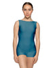 Solid Lycra Boatneck Tank Biketard