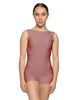 Solid Lycra Boatneck Tank Biketard