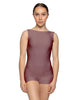 Solid Lycra Boatneck Tank Biketard