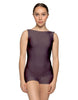 Solid Lycra Boatneck Tank Biketard
