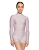 Solid Lycra Tneck LS Open Back Biketard