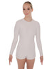 Solid Lycra LS Open Back Biketard