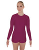 Solid Lycra LS Open Back Biketard
