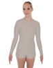 Solid Lycra LS Open Back Biketard
