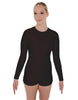 Solid Lycra LS Open Back Biketard