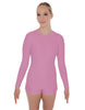 Solid Lycra LS Open Back Biketard