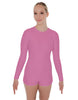 Solid Lycra LS Open Back Biketard