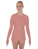 Solid Lycra LS Open Back Biketard