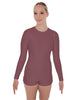 Solid Lycra LS Open Back Biketard