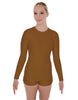 Solid Lycra LS Open Back Biketard
