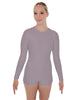 Solid Lycra LS Open Back Biketard