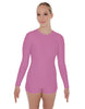 Solid Lycra LS Open Back Biketard