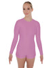 Solid Lycra LS Open Back Biketard
