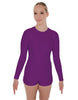 Solid Lycra LS Open Back Biketard