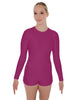 Solid Lycra LS Open Back Biketard