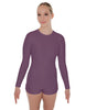 Solid Lycra LS Open Back Biketard